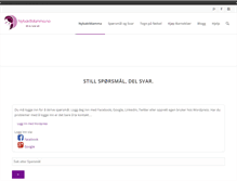 Tablet Screenshot of nybaktmamma.no